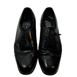 Nunn Bush black leather oxford men's lace up sz 8